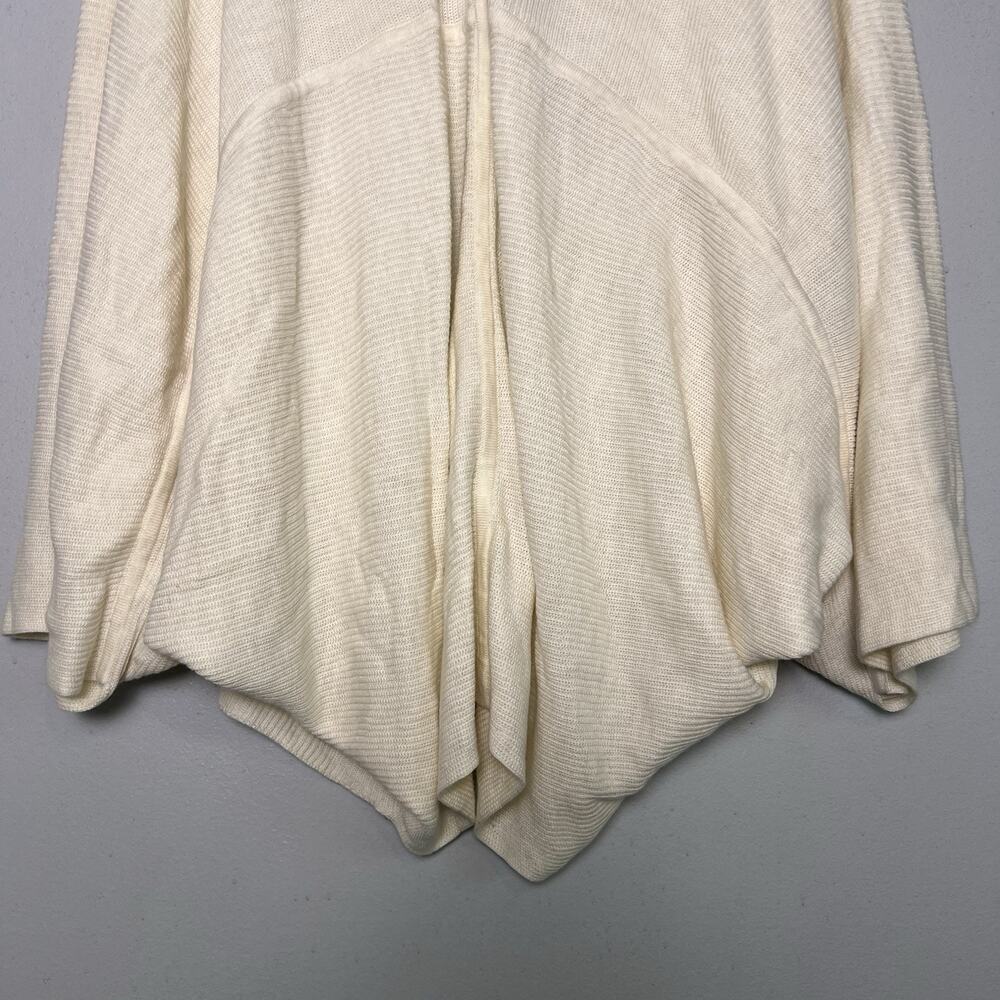 Lululemon Women's Cashlu Knit Textured Wrap Sz M L Cream - Picture 15 of 16